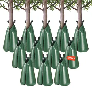 【DealsForYouDays】Tree Watering Bag 12 Packs 20 Gallons Slow Release Tree Drip Irrigation Bag