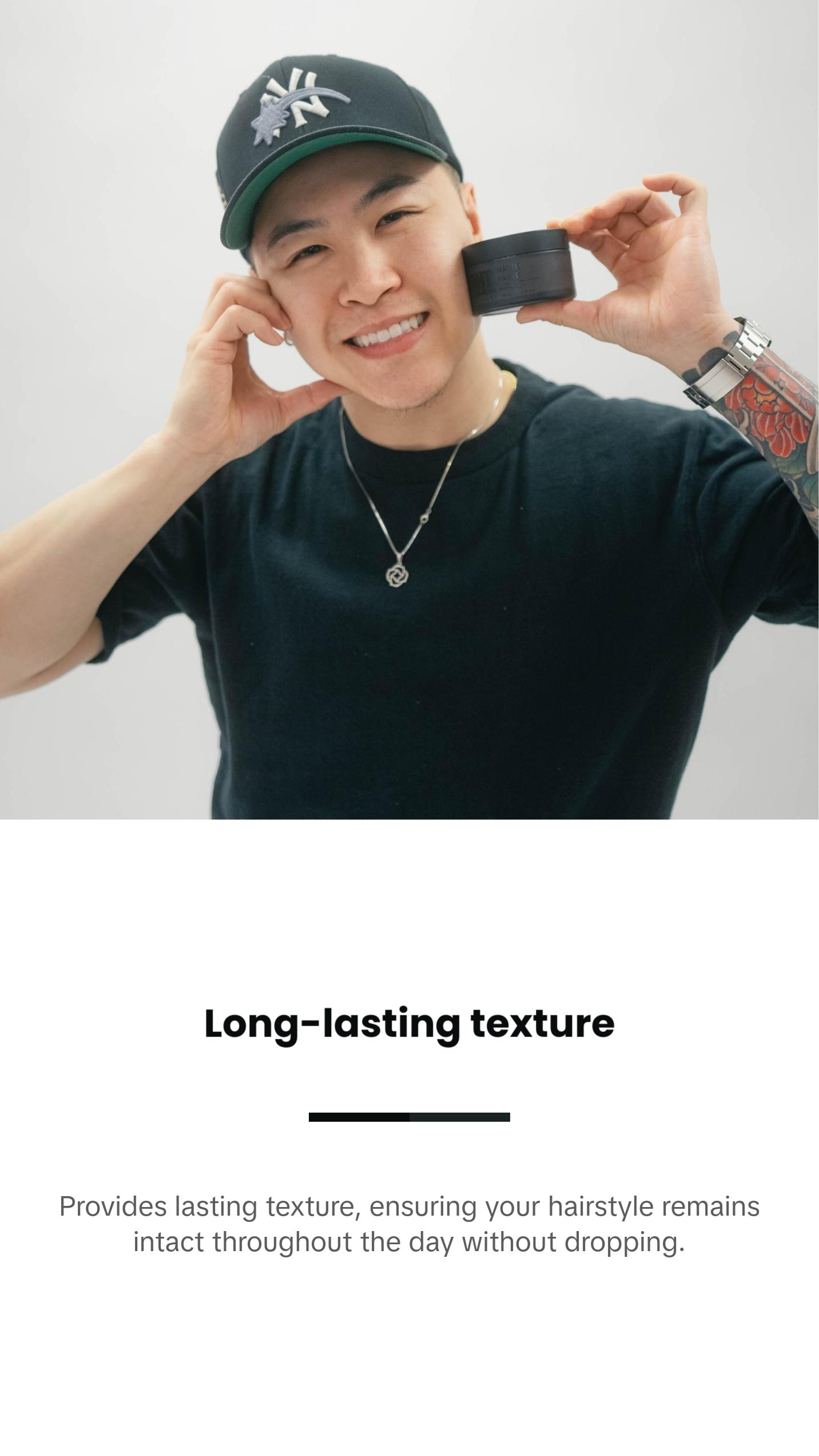 STMNT Styling Matte Paste - Texture & Volume - Natural Finish