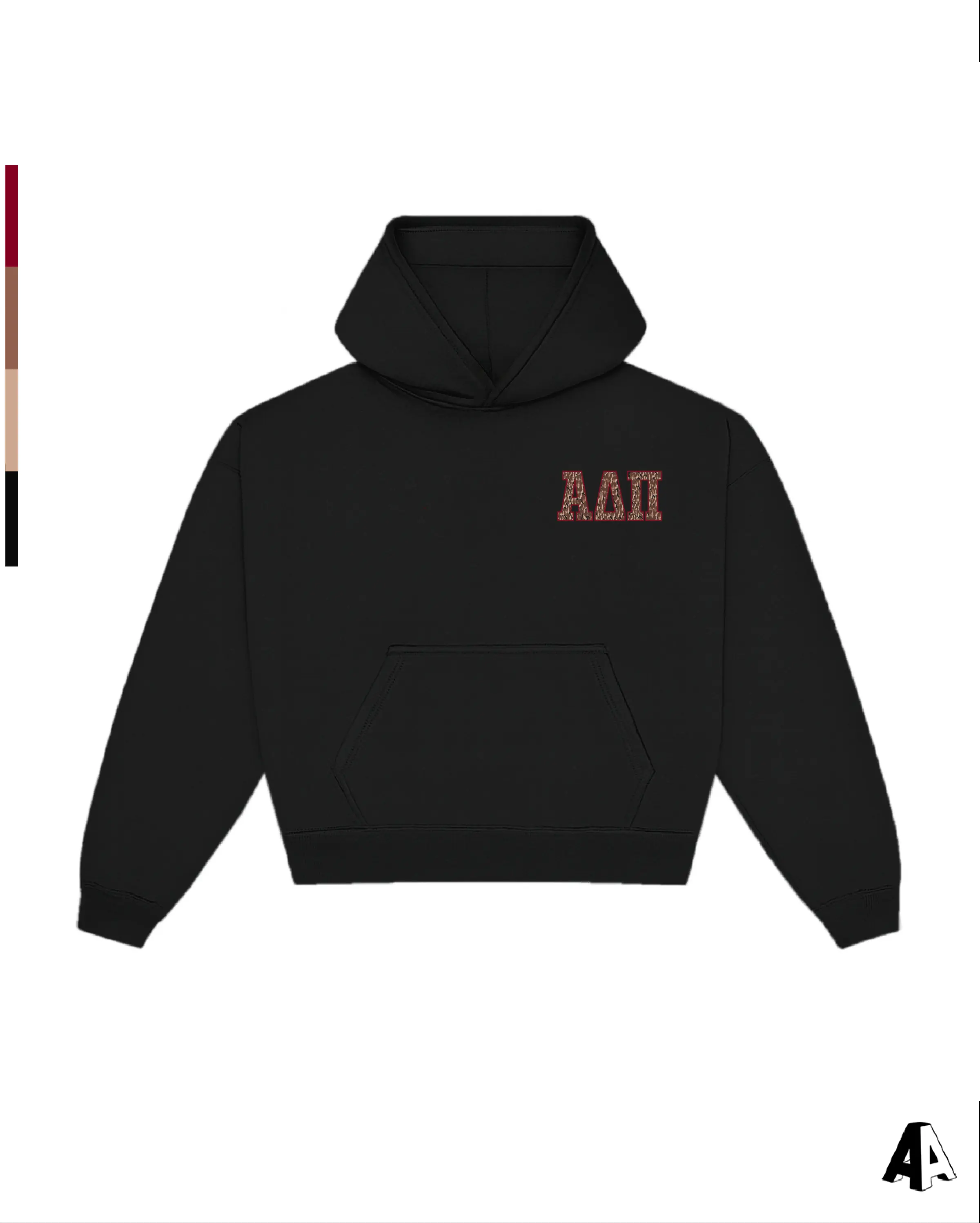 Cheetah Black Hoodie