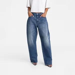 KBB by KAHLANA Women's Mid-Rise Wide Leg 'The Kahlana Jean'