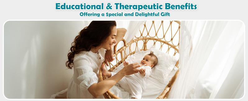 [WOOROY] Reborn Baby Doll - Excellent Gift for Birthday Christmas Gift and New Year, 18 In Lifelike Realistic Baby Doll Soft Vinyl Limbs & Head with a Soft Cloth Body Doll for Kids Age 3+