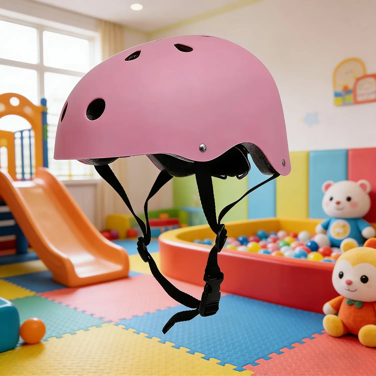 Multi-Scene Sports Helmet, Breathable Anti-Collision Safety Adjustable, Lightweight Comfortable, Bicycle Skateboard Balance Bike Gear, Essential for Kids Adults