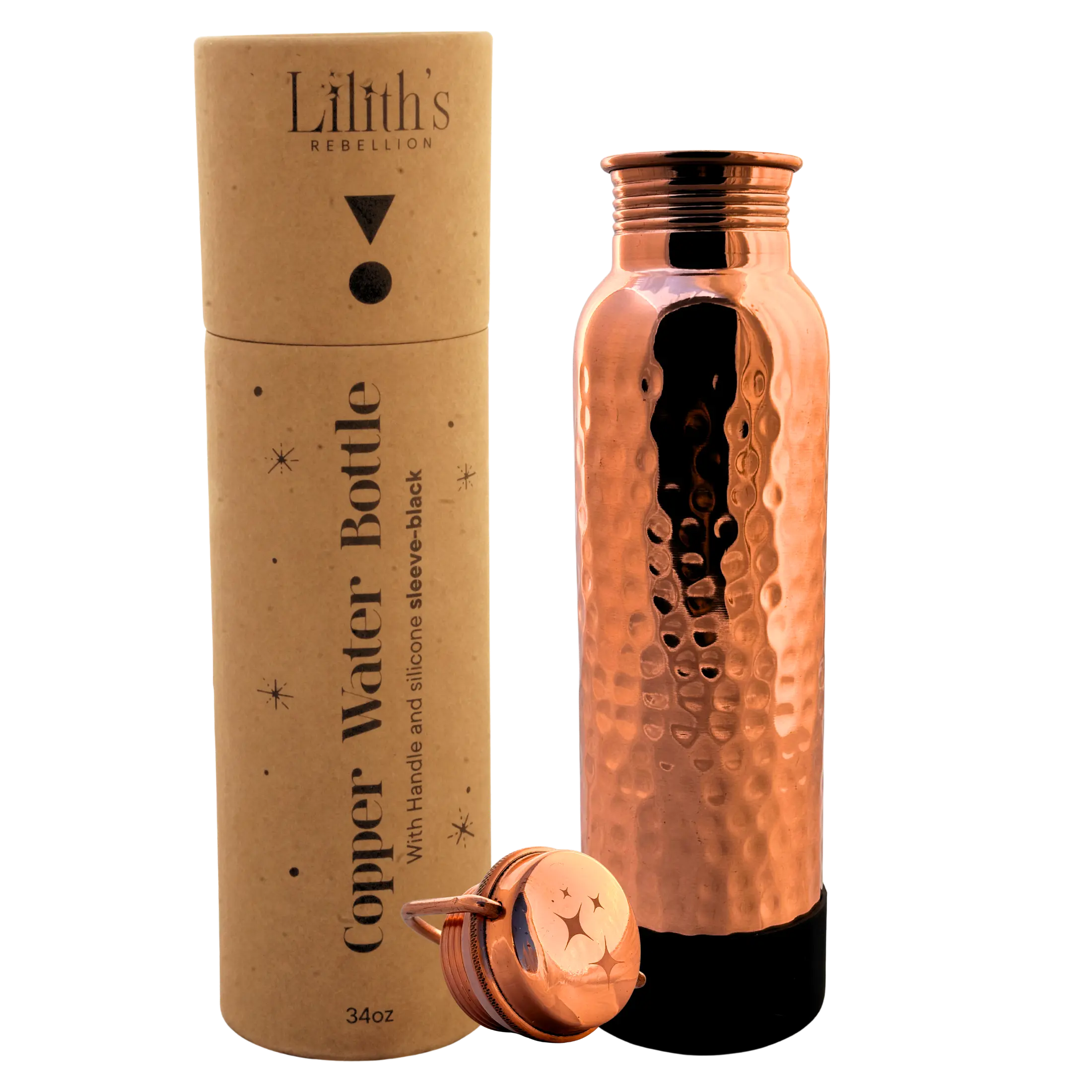 Copper Water Bottle, Kitchenware Drinkware for Daily Hydration