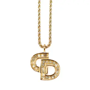 Pre-owned Dior Necklace Gold D26020709