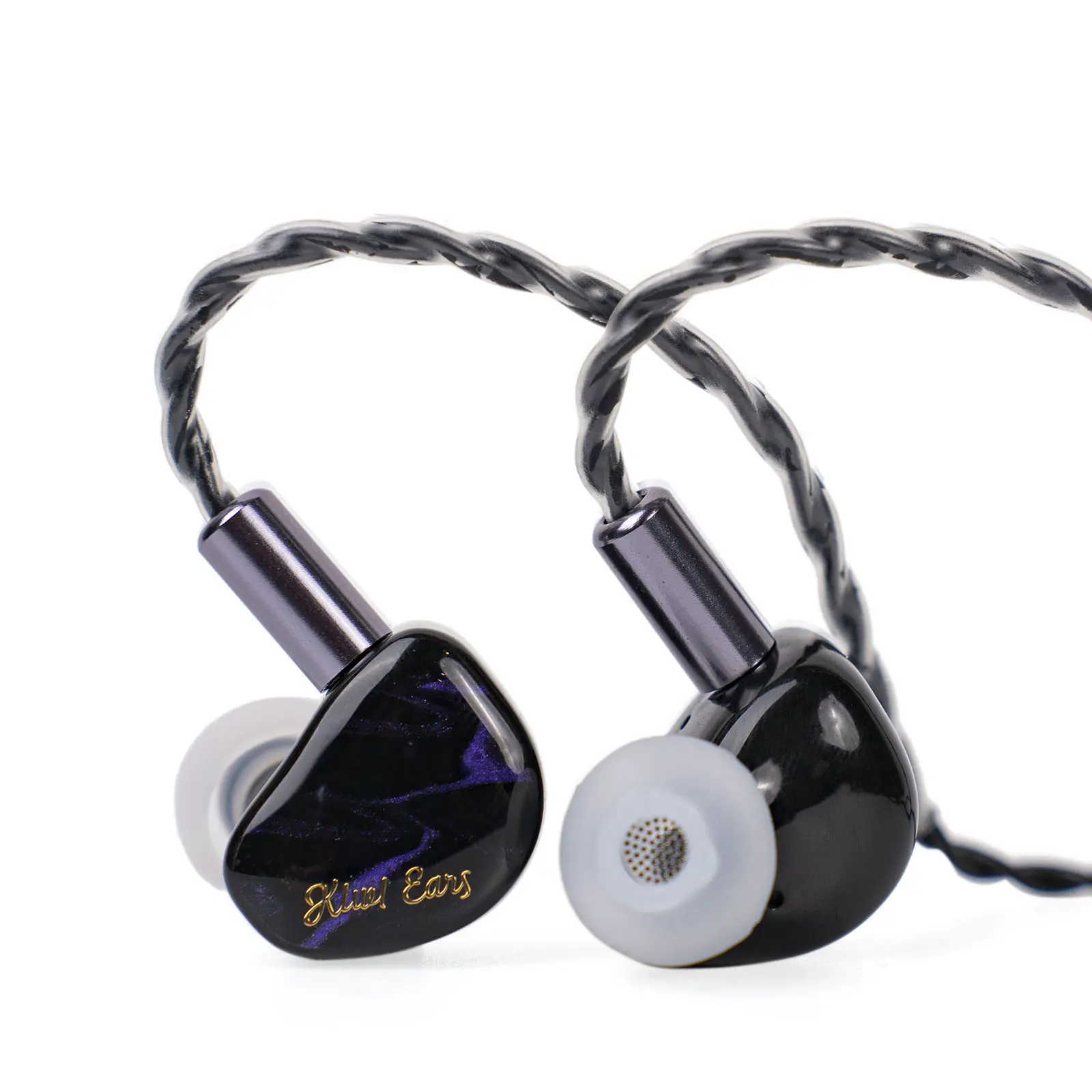 Linsoul Kiwi Ears Cadenza High Performance Wired Earphones - 10mm Beryllium Driver Earbuds Headset, 3.5 mm Jack, 20kHz Frequency Response, 2-Pin Cable, 3D-Printed Resin Housing, Gaming Earbuds, In-Game Wired Headphones, DAC/Amplifier Compatible