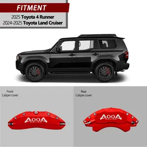 AOOA Racing Caliper Covers Aluminum Brake Caliper Covers Fit for Toyota Tacoma 2009-2025（front and rear）