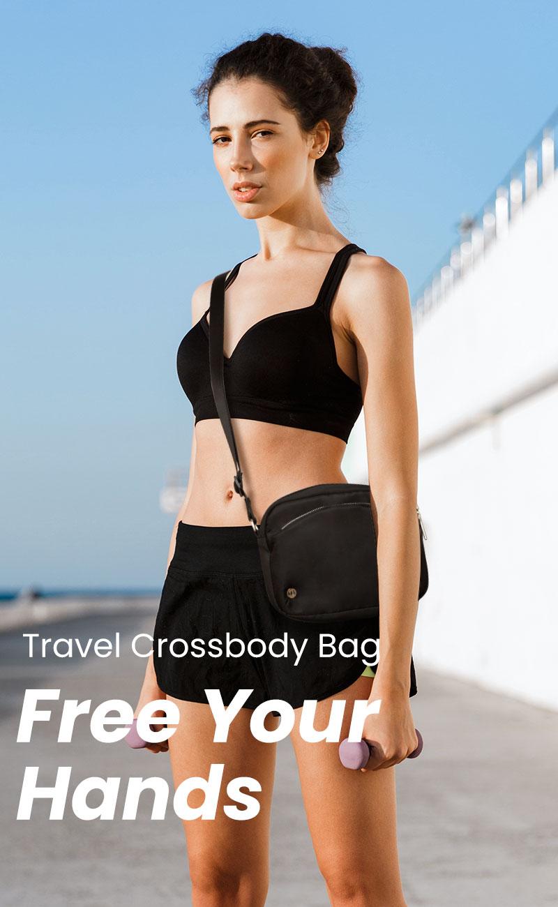 MEXS 65" Long Strap Women's Crossbody Handbag 1.5 L, Small Crossbody Purse with Multiple Pockets and Adjustable Strap crossbody handbag trendy shoulder