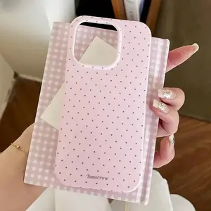 apply to INS Polka Dot Small Fresh Mobile Phone Case for  17 16 15 14 13 12 Pro Max 11 Ultra Slim Shockproof Cover for  17Pro