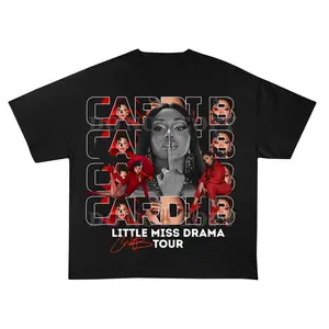 [ Sale up to 30% - Free ship ] Car-B Inspired Little Miss Drama Tour 2026 Shirt, Vintage Rap Concert Tee, Am I The Drama Fan Gift Unisex