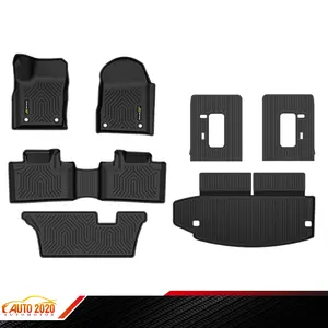 All Weather TPE Floor Mats & Trunk Mats Fit For 2016-2025 Dodge Durango 7 Seats