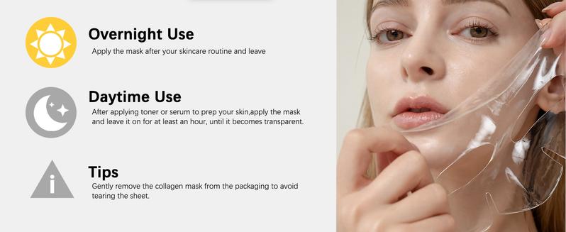 ISTON Deep Moisturizing Collagen All-In-One 4-Color Mask, Moisturizing Night Cream for All Skin Types - Firms, Improves Dullness, Anti-Aging, Soothes and Repairs Skinoothes and Repairs