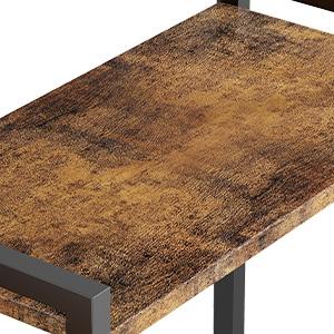 K1 Heavy Duty 7-Tier Over The Toilet Storage（With Basket and Paper Hook）Freestanding Above Toilet Shelf with Adjustable Feet，Space Saver Bathroom Shelves 9.3"D x 33.5"W x 63.8"H，Rustic Brown