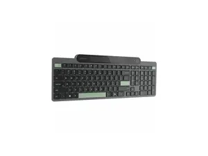 Lenovo Self-Charging Bluetooth Keyboard-US English - Wireless Connectivity - Bluetooth - 5.1 - 108 Key(s) - Windows 10, Windows 11 - English (US) - Notebook - PC - Recycled Plastic - Plunger Keyswitch