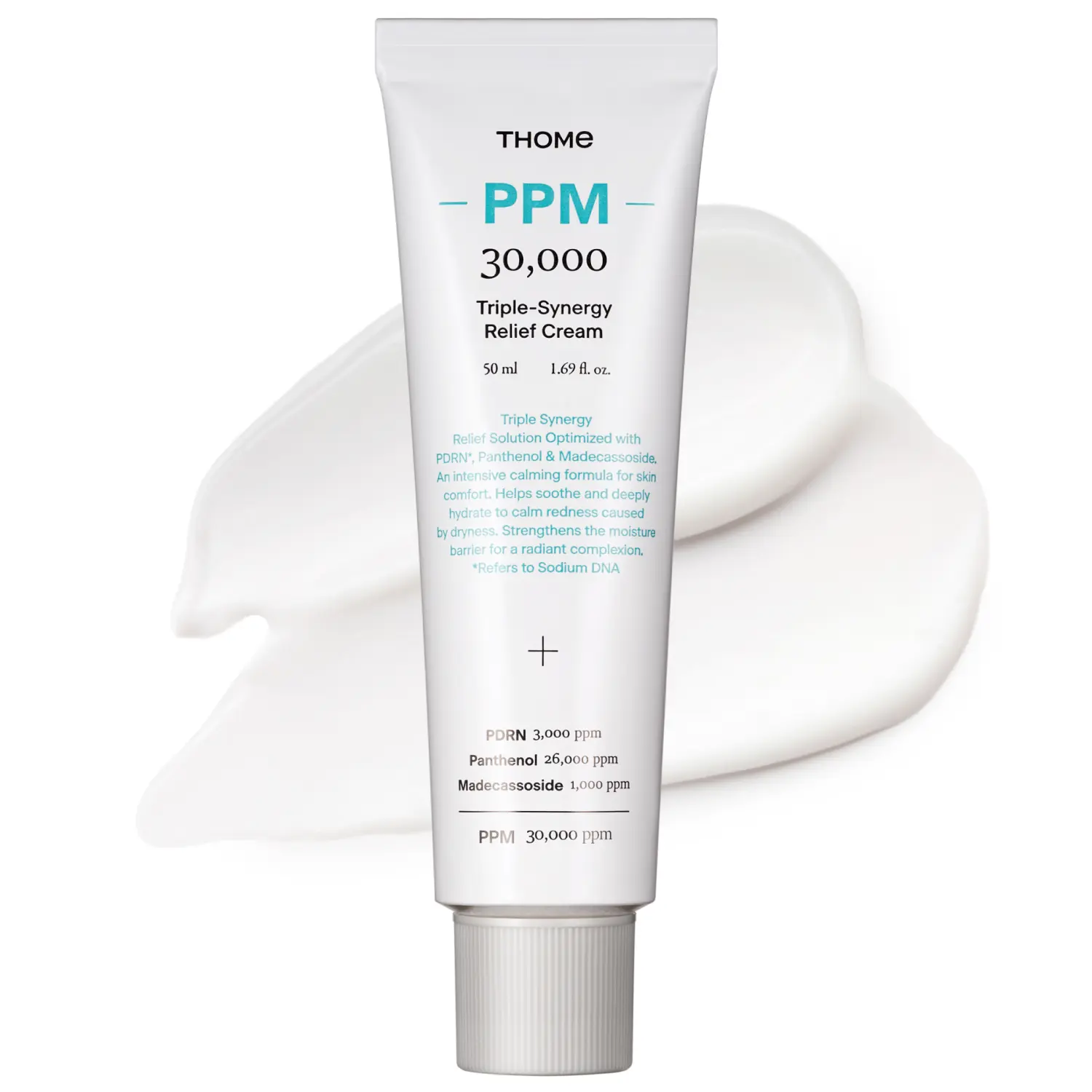 [THOME Official] PPM 30,000 Triple-Synergy Relief Cream (50ml) | Daily Barrier Repair Gel Cream with PDRN, Panthenol & Ceramide