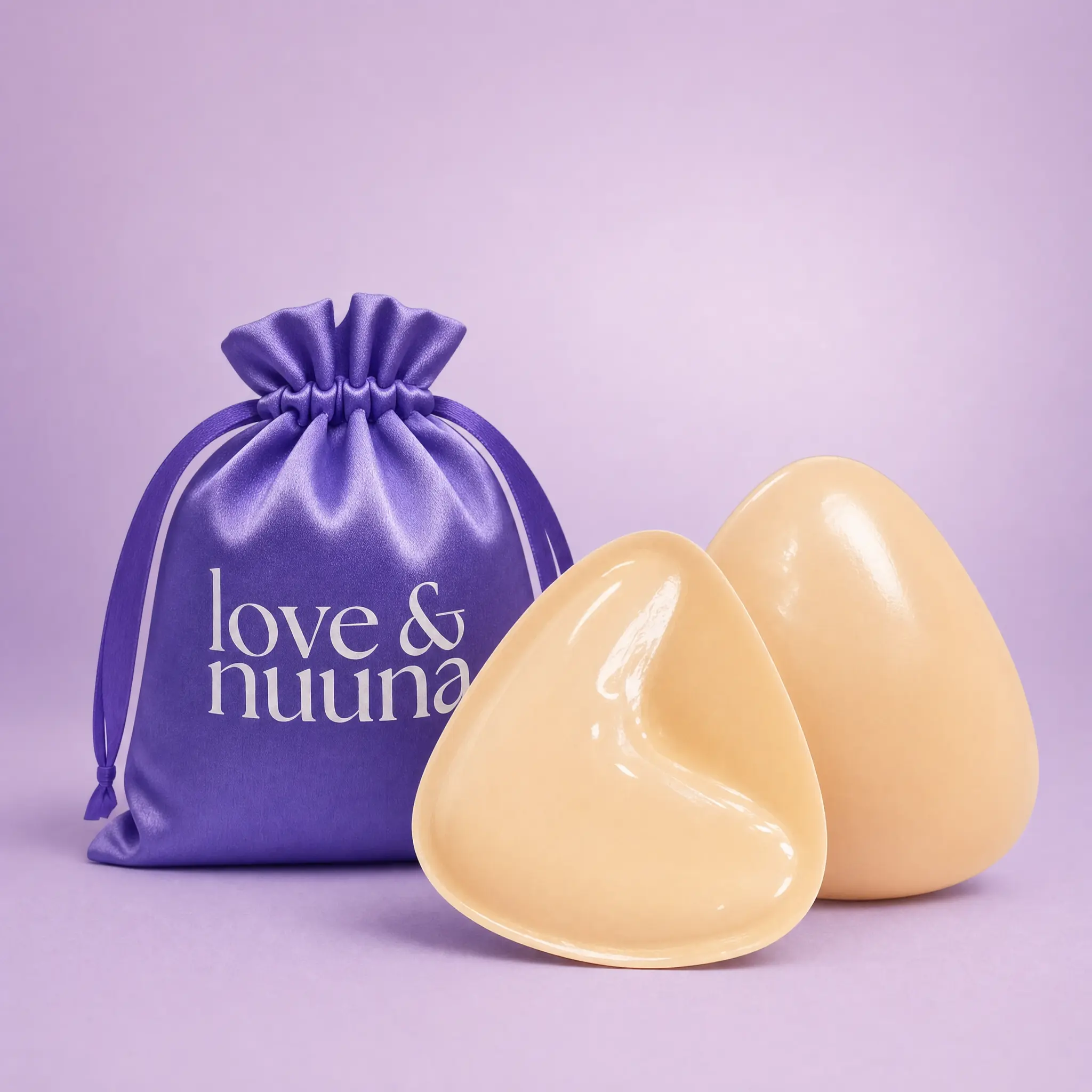 Love & Nuuna Ultra Lift Double Sided Adhesive Sticky Pushup Bra Inserts for Women - Boosts Up to 2 Cup Sizes, Sweat & Water-Resistant, Reusable Up to 40 Times