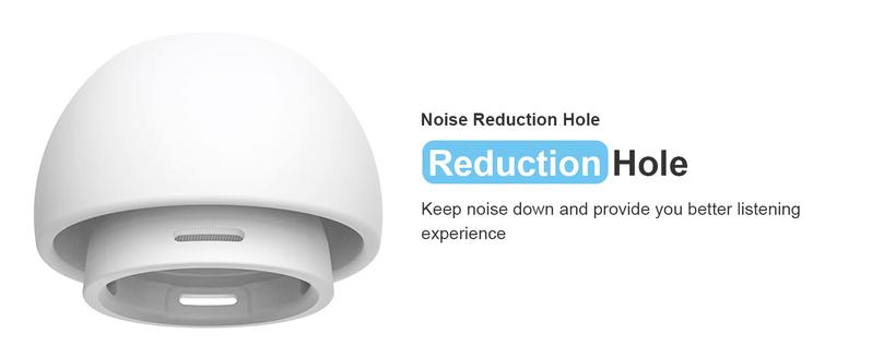 【6 Pairs】 Replacement Ear Tips for AirPods Pro (1st/2nd Gen) Soft Silicone Eartips Case-Friendly with Dust Guard Mesh & Storage Case (S/M/L)