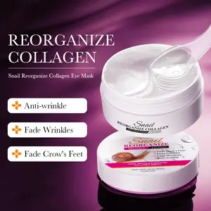Snail Reorganize Collagen Eye Mask- Hypoallergenic, Moisturizing Eye Patch for All