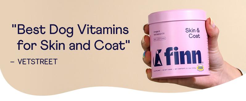 FINN Pretty Pup Bundle - Skin, Coat & Daily Health Support for Dogs - Multivitamin + Skin & Coat Chews - 180 Soft Chews