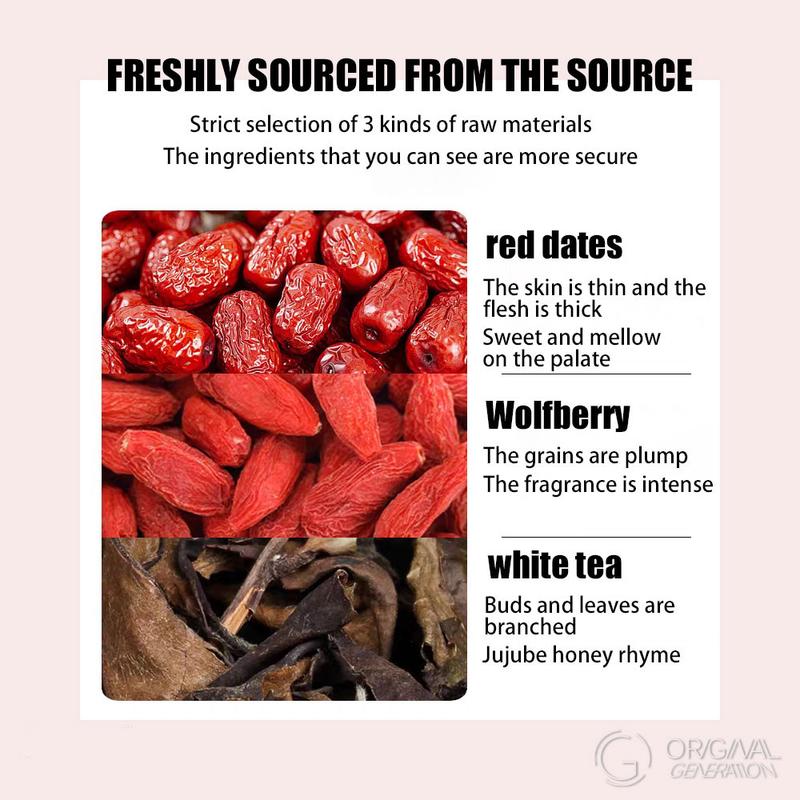 Forever 18 Tea Blue&Pink With Pressure Thermos  (90g 3g×3packs×10boxes)(red dates, wolfberry,Shoumei white tea)  (Shoumei white tea, black wolfberry, astragalus)