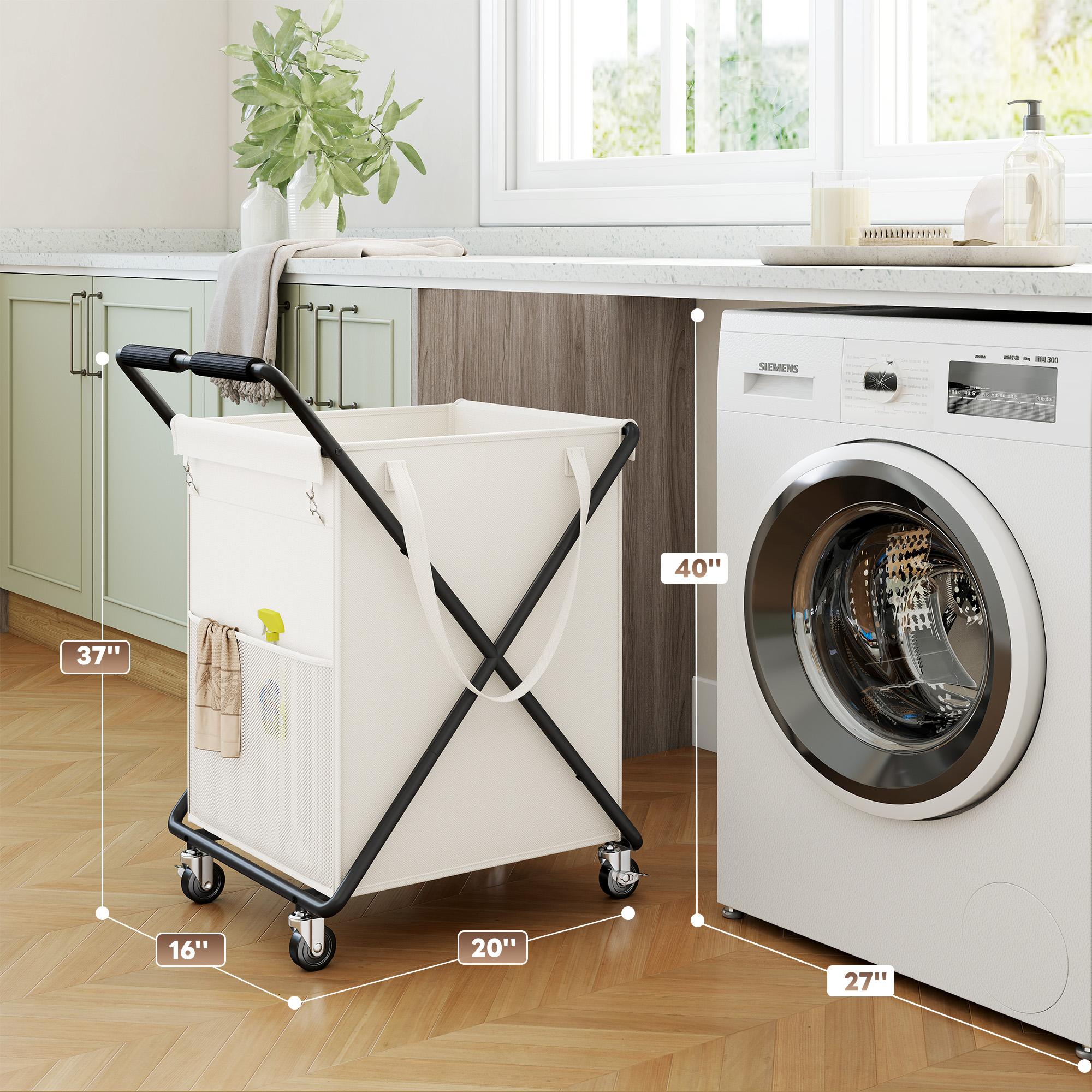 【Mom's SAVIOR】Raybee 170L/45 Gallons Rolling Laundry Basket With Wheels & Laundry Detergent Pocket,Extra Large Washable Laundry Hamper for Home & College Laundry room,Laundry Sorter 【Mom's SAVIOR】Raybee 170L/45 Gallons Rolling Laundry Basket With Wheels & Laundry Detergent Pocket,Extra Large Washable Laundry Hamper for Home & College Laundry room,Laundry Sorter