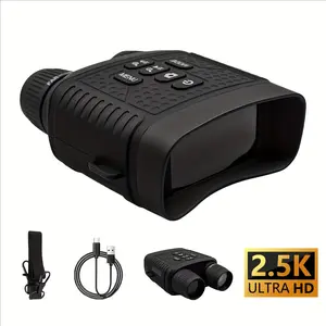 Night Vision Goggles-3''HD Screen, Infrared Night Vision Device,Night Observation Telescope,2000mAh Rechargeable Battery,Photos/videos,6X,ideal for outdoor observation, sports adventures, and party recording. A perfect gift!