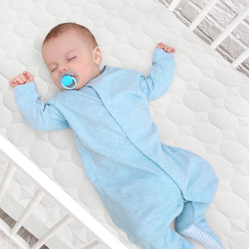 Biloban Waterproof Crib Mattress Protector 2 Pack, Quilted Crib Mattress Pad Cover Fitted Sheets Fits for Toddler Bed Mattress, 52” x 28” #TiktokshopStockUp
