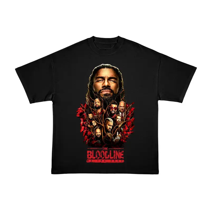 The Bloodline WWE T-Shirt – Roman Reigns, Family Tree Graphic Tee, Trending Merch for WWE Fans, Perfect for WWE Lovers & The Tribal Chief