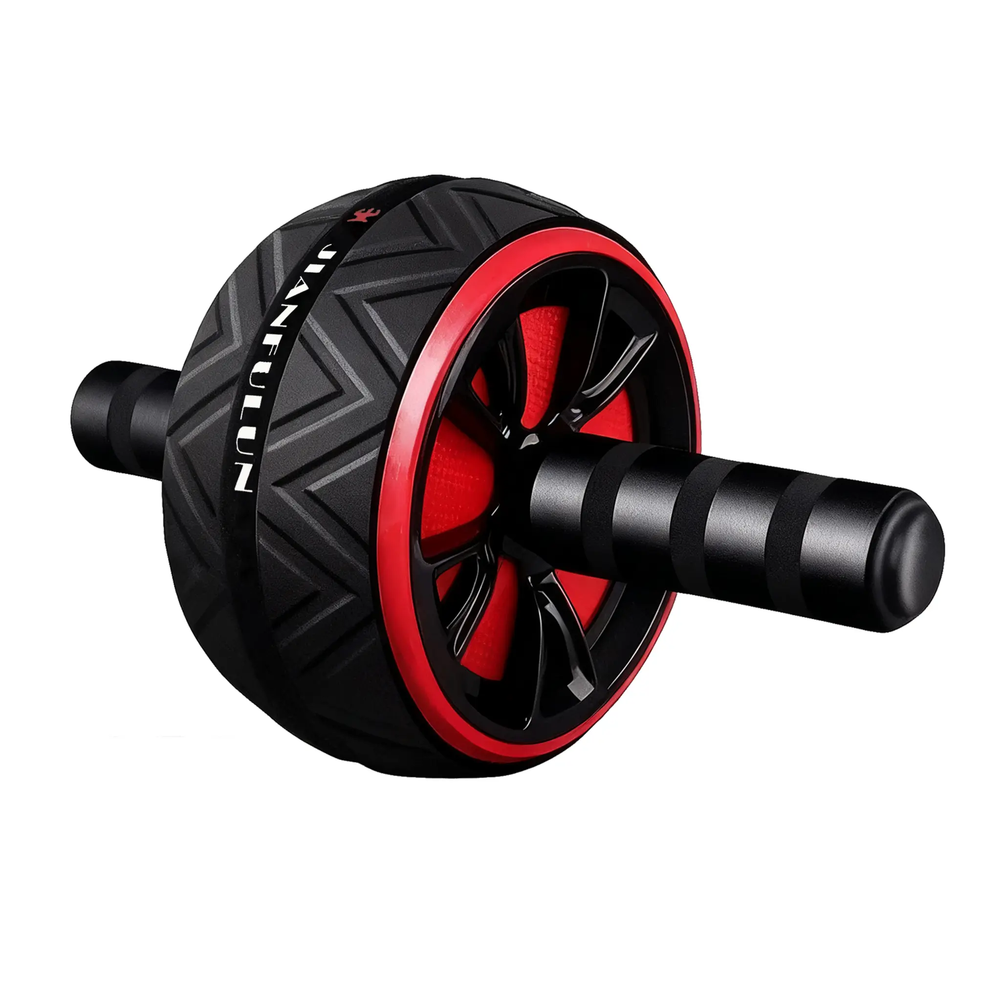 Ab Wheel with Knee Pads for Core and Chest Training - Home Fitness Equipment for Core Strength, Balance, and Exercise; Ab Wheel; Compact Fitness Equipment; Build Core and Arm Strength; Ideal for Home Use, Gym Workouts, and Holiday Gifts