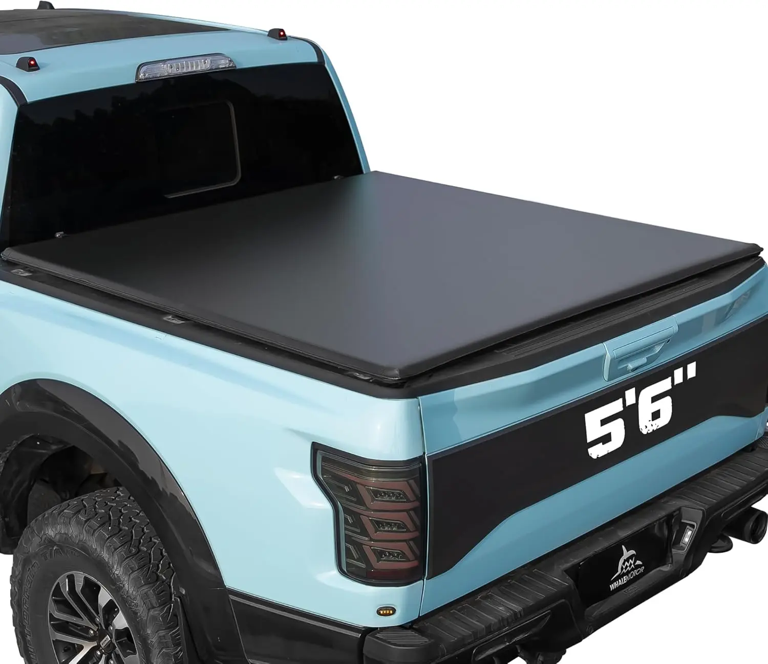 Truck Bed Tonneau Cover Compatible with Toyota Tundra 2022 2023 2024 2025 2026 5.5 ft Short Box, Soft Folding(Tri Fold) Style，Cars accessories