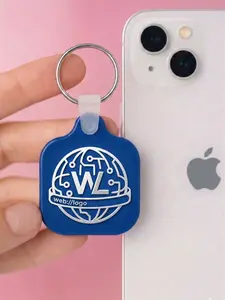 Your Logo Tap & Connect NFC Keychain  | Link Your Business or Socials Instantly