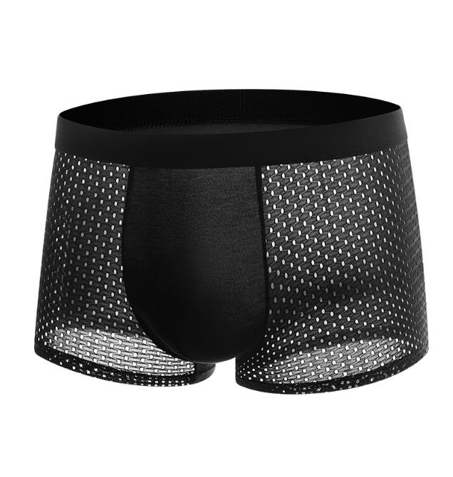 Breathable mesh ice mesh underwear men's boxer briefs fashionable men's underpants Menswear Lingerie Outdoorfun Fathersdaygift Athletic
