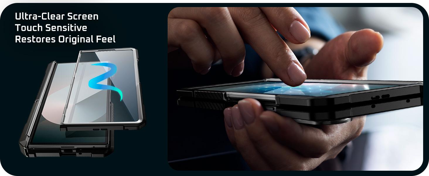 SUPCASE for Samsung Galaxy Z Fold 7 Case with Kickstand UB Grip Compatible with MagSafe Built-in Tempered Glass Screen Protector Hinge Coverage Military-Grade Protection Tilt Support Magnetic Wireless Smartphone Cellphone Protective Shockproof