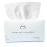 Cotton Cleansing Wipes - 100 Count Facial Daily Makeup Remover Tissues, Gentle Harsh Additive-Free Skin-Friendly Face Cleanser for All Skin Types, Cotton-Clean Wipe Face Care Product