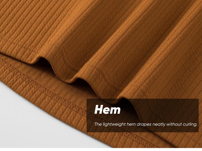 JMIERR Mens Long Sleeve Muscle T Shirts Casual Crewneck Knitted Longline Textured Tee Shirts for Gym Workout