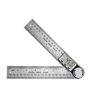 2 in 1 Angle Finder Ruler with 7 Inch/200mm Angle Measuring Tool for Woodworking/Carpenter/Construction/DIY Measurement