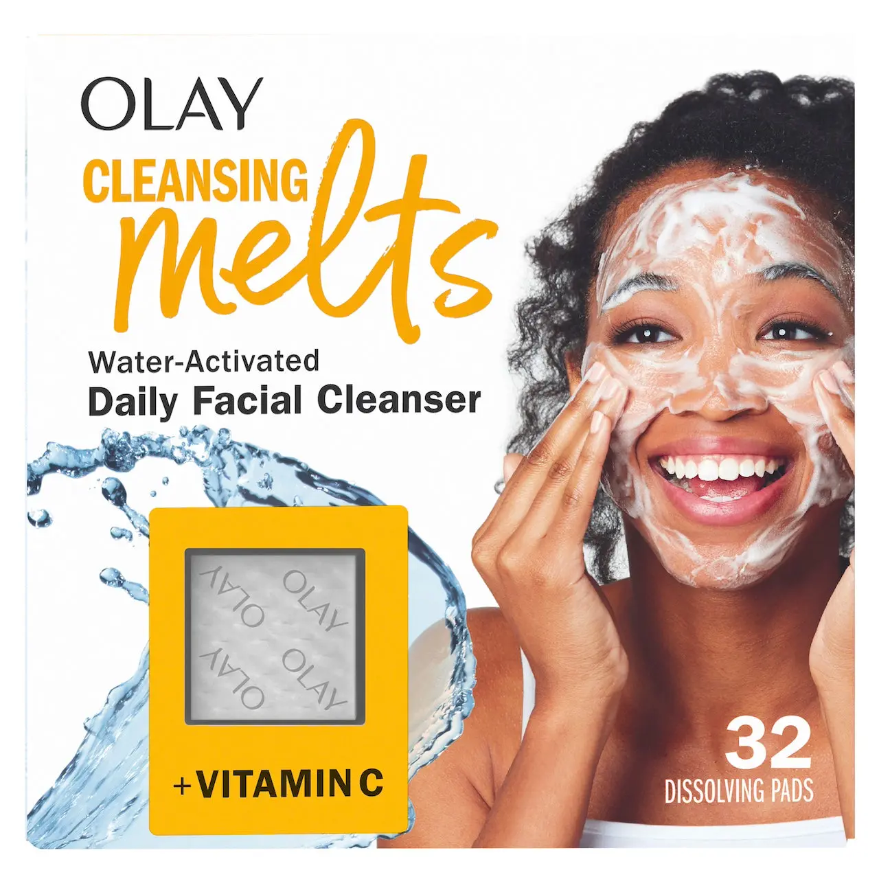 Olay Cleansing Melts + Vitamin C | 32 Count