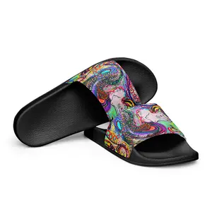 Mermaid Women's Slide Sandals — Original Artwork | ArtistDione