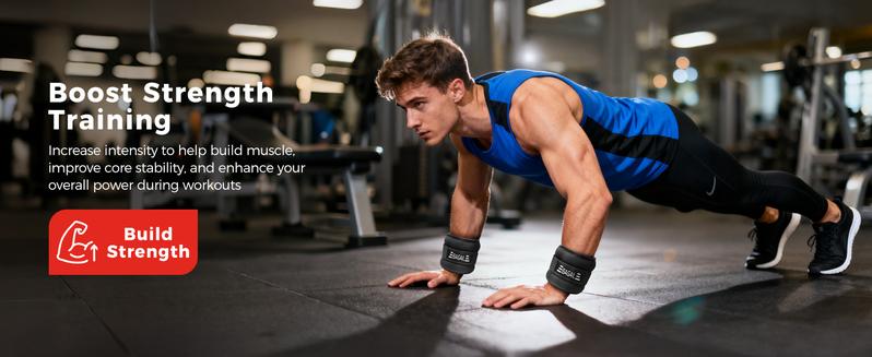 【JumpstartSale】BAGAIL Ankle and Wrist Weights for Women & Men, 1 Pair 1/2/4/6/8/10 LBS Leg Weight with Sleek Design & Secure Fit, Arm Weighted Set for Walking, Running, Home Fitness & Physical Therapy