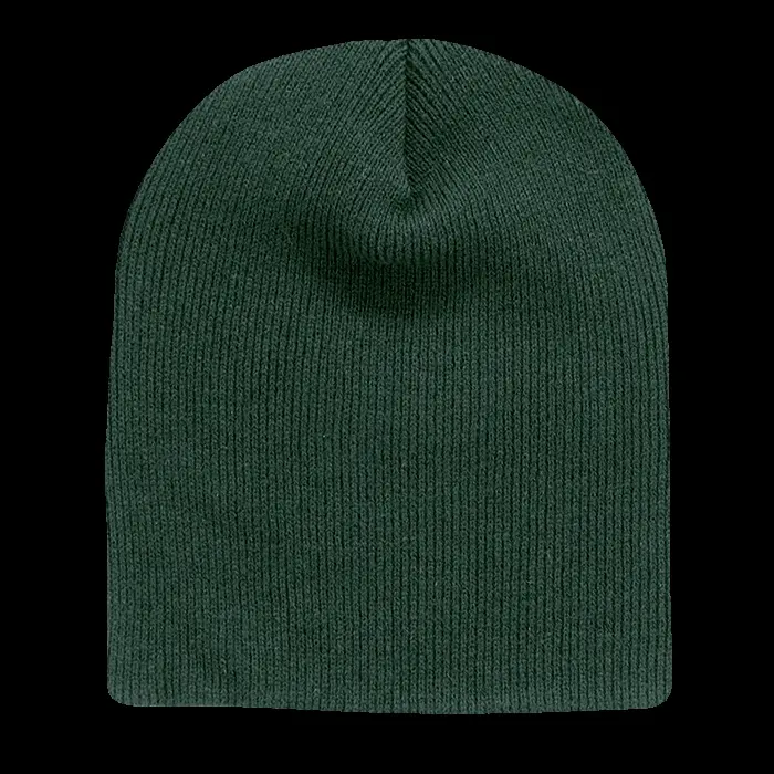 212 MAIN Rapid Dominance 614-FOR Snug-Fit Shortened Dog Beanie Hat, Acrylic-Polyester Basic Design, Casual Outdoor Hat, Forest Color, Universal 1 Size Fits Most Dogs