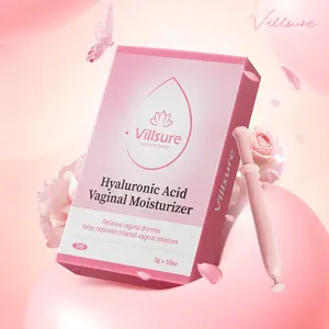 Villsure Intimate Moisture Support Gel with Hyaluronic Acid | 10 pcs | Soft & Soothing Care | Daily care | Self care