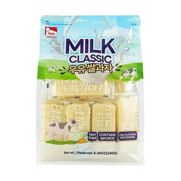 HAITAI Milk Flavored Rice Crackers 240g