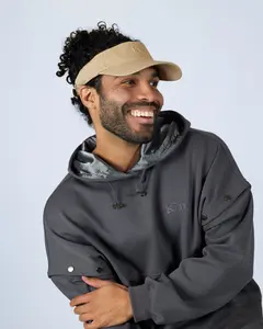 Tan Satin Lined Classic Visor