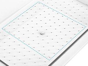 PLL 25 PCS Clear Plastic Drawer Organizers Set, 4-Size Versatile Bathroom and Vanity Drawer Organizer Trays, Storage Bins for Makeup Boxes