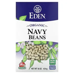 Eden Foods Organic Navy Beans, 16 oz (454 g)