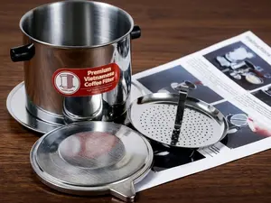 Vietnamese Coffee Filter Set. Also known as a Vietnamese Coffee Maker or Press 8oz. Gravity Insert. Multiple Sizes and Quantities Available