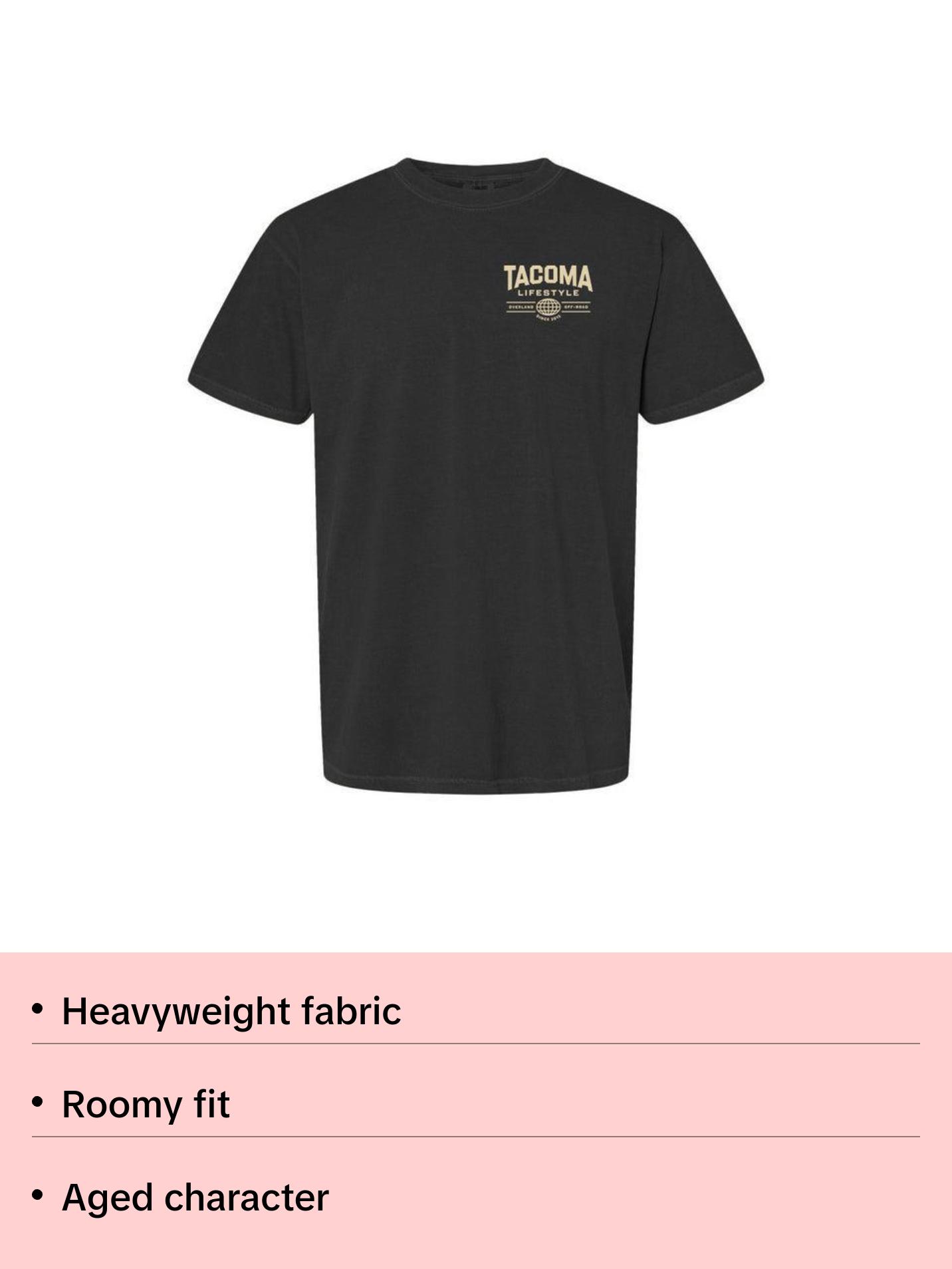 Tacoma Lifestyle Black Globe Shirt