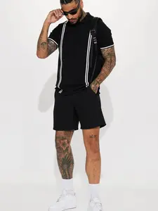 Men’s Casual Short Sleeve Polo – Black