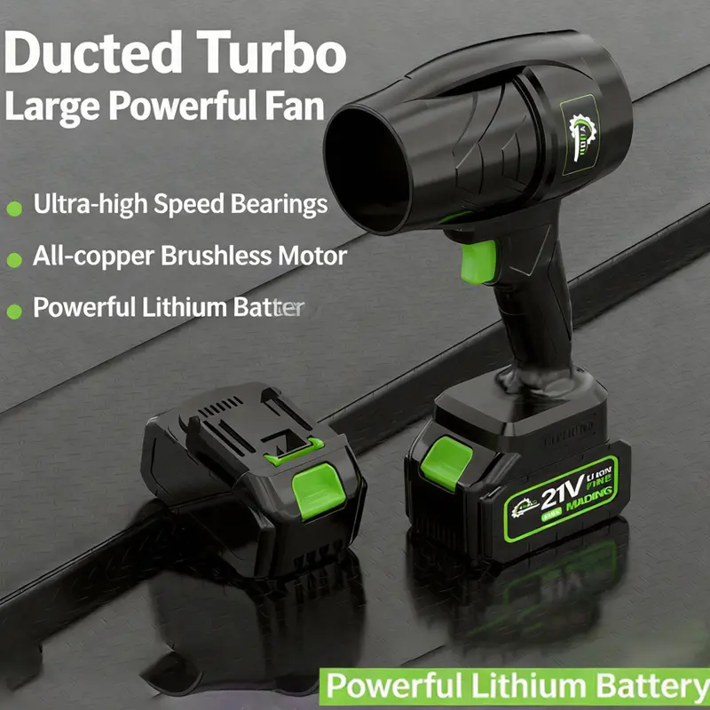 Handheld Portable Multifunctional Car Cleaning Jet Blower - Strong Adjustable Wind Speed High Speed Super Power Tool for Dust, Leaf Clearing (Automotive Electrical Appliance), High Speed Blower, Super Power Blower