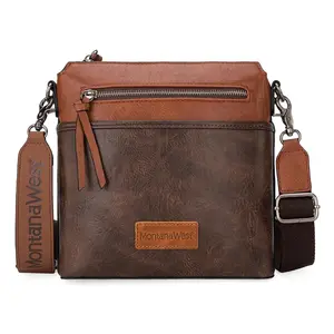 Montana West Crossbody Bag for Women Multi Pocket Cross Body Bag Purses with Guitar Strap