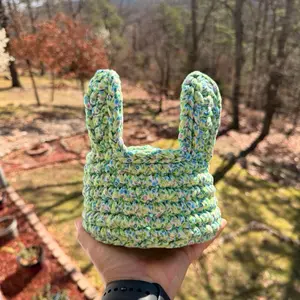 Crocheted Easter Basket